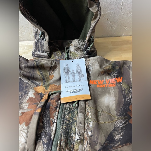 Combo Camo Hunting Clothes for Men, Jacket and Pants with Face Mask and gloves - Picture 6 of 15
